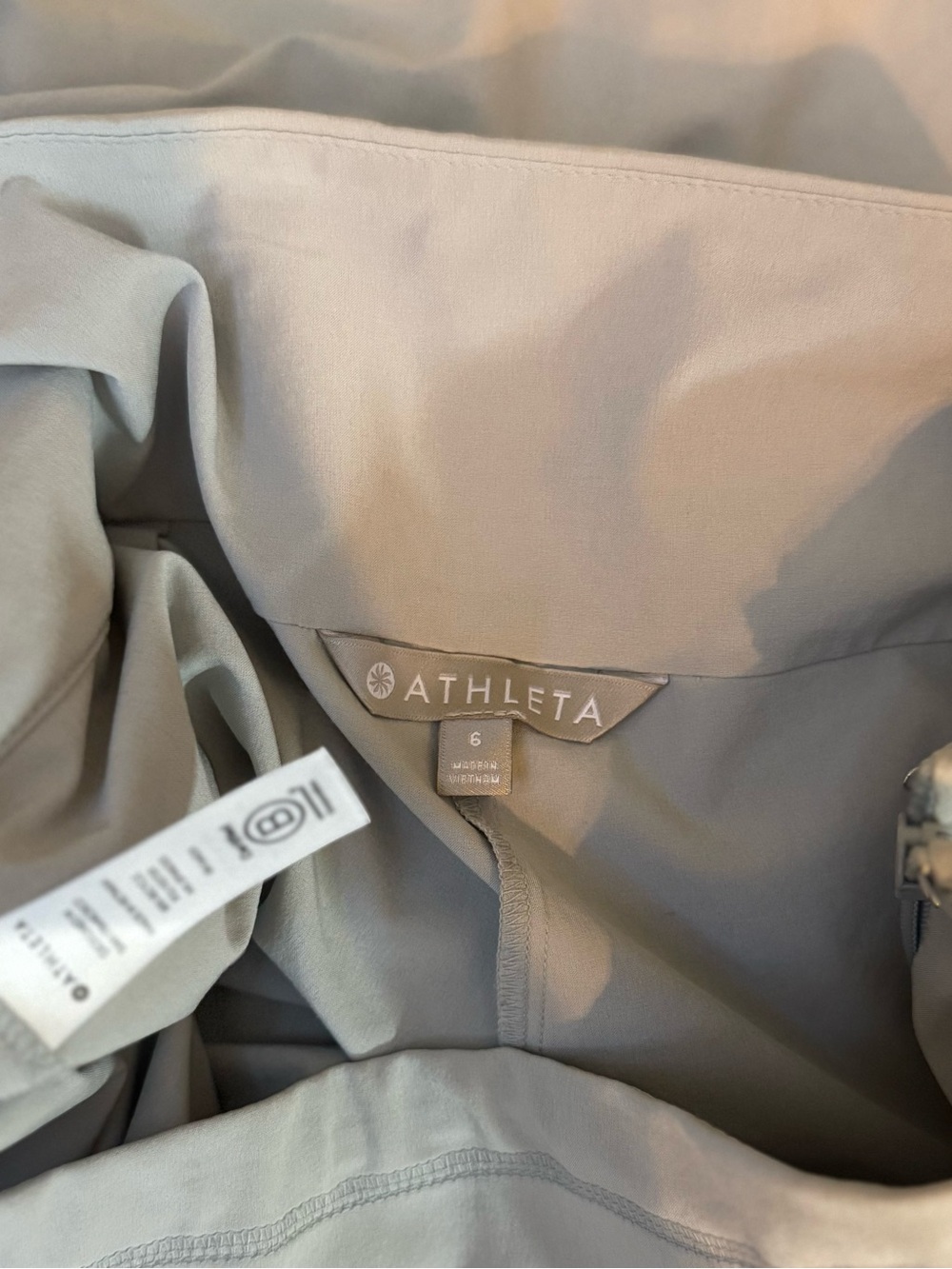 Athleta Everyday Skirt w Bike Shorts Gray Size 6 EUC - Picture 2 of 4
